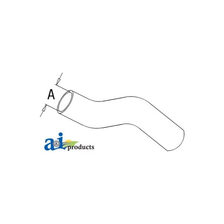 A & I Products Radiator Hose, Lower 11" x3" x3" A-T103197
